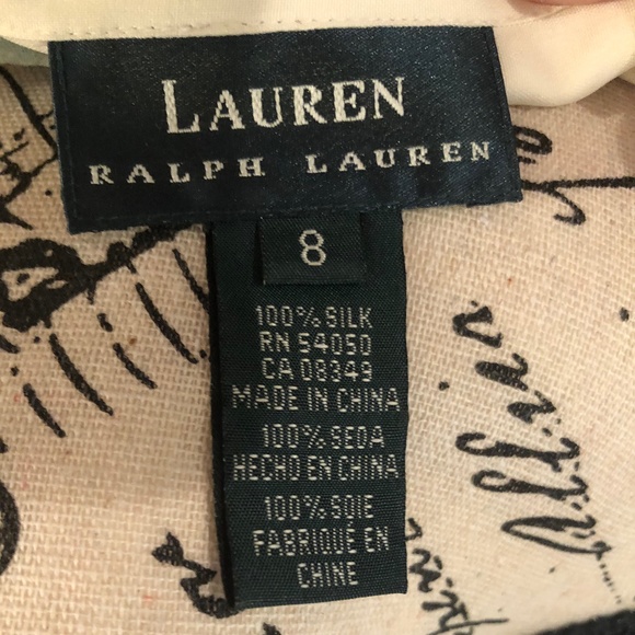 Ralph Lauren Cream Blouse - Picture 5 of 6